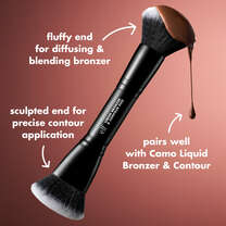 Dual Ended Brush for Bronzer and Contour